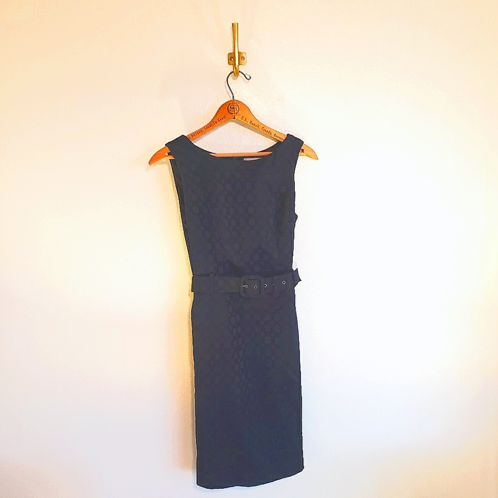Form Fitting Banana Republic Belted Dress